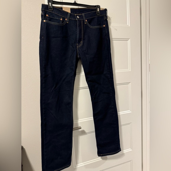 Levi's Men's Deep Indigo Straight Jeans - Picture 5 of 5